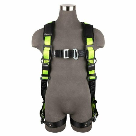 SAFEWAZE PRO Full Body Harness: 1D, MB Chest, FD, TB Legs FS185-FD